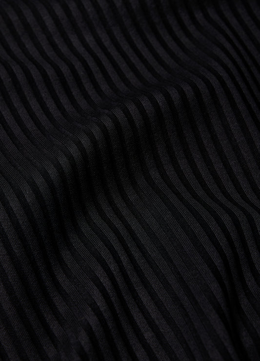 Ribbed T-Shirt Black