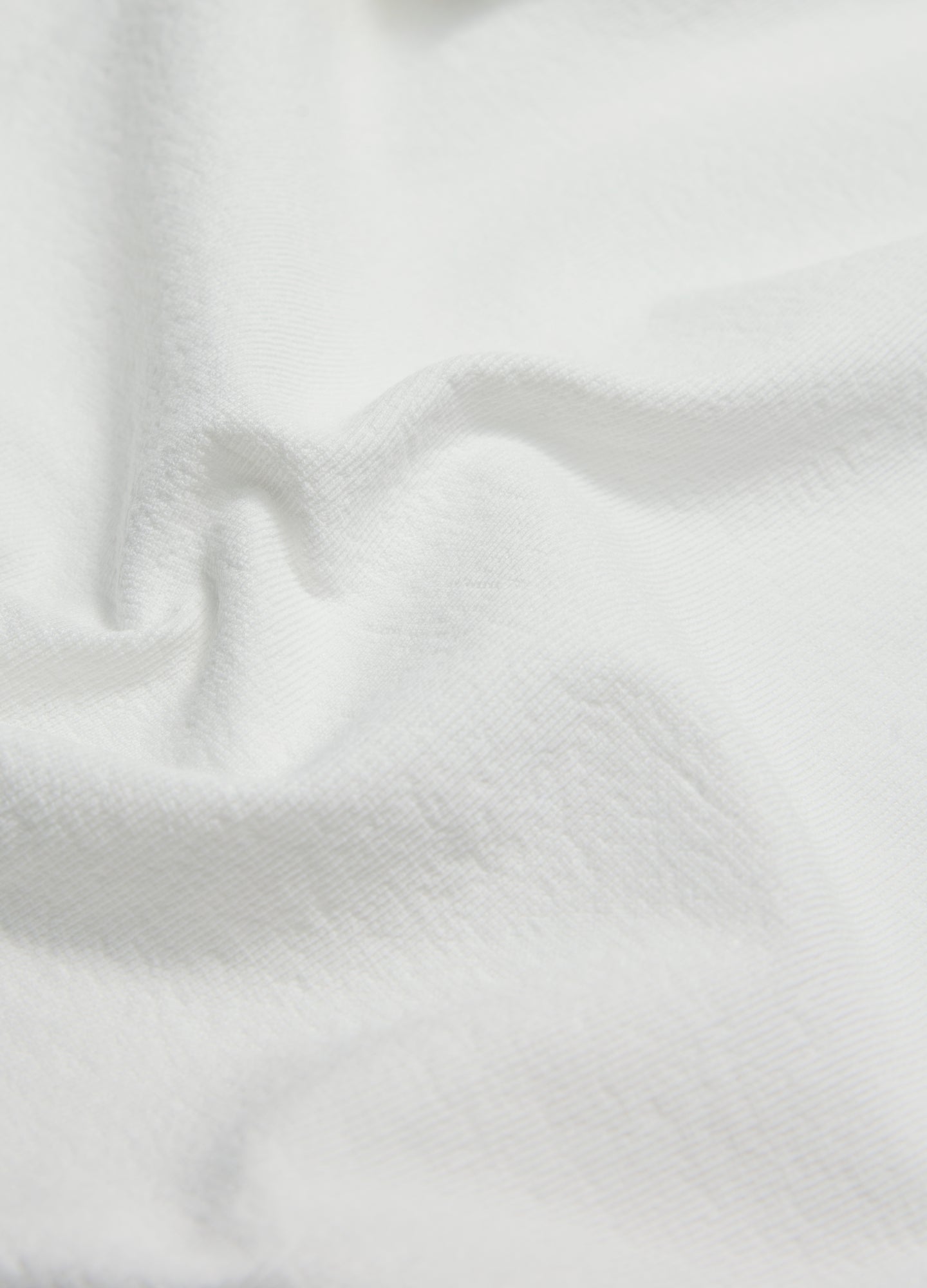 Loose Fit Crepe T-shirt White