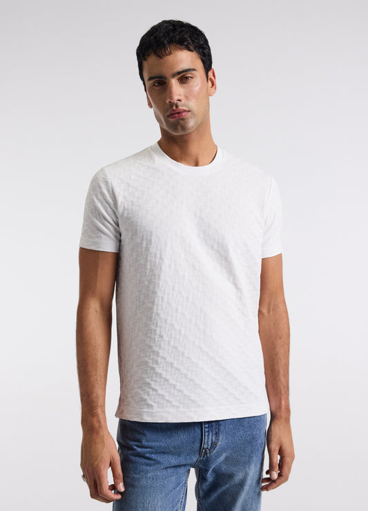 Monogram Jacquard T-shirt White