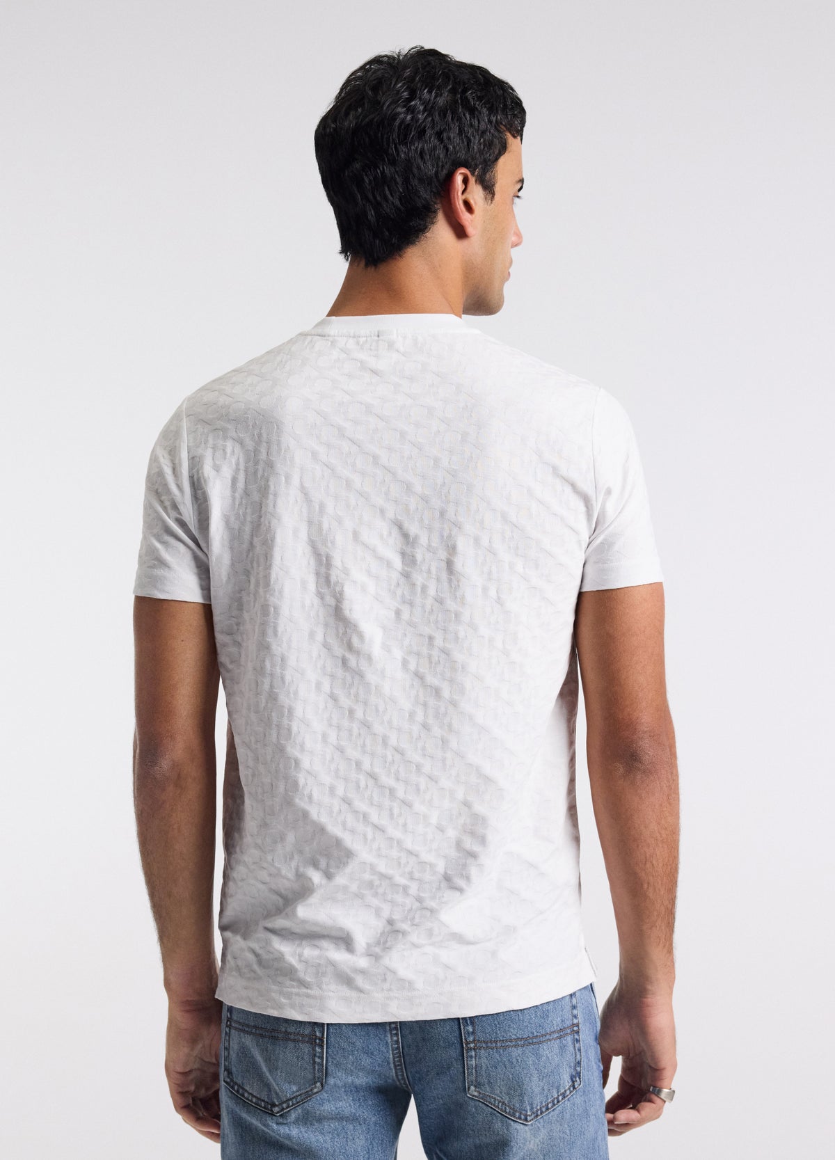 Monogram Jacquard T-shirt White
