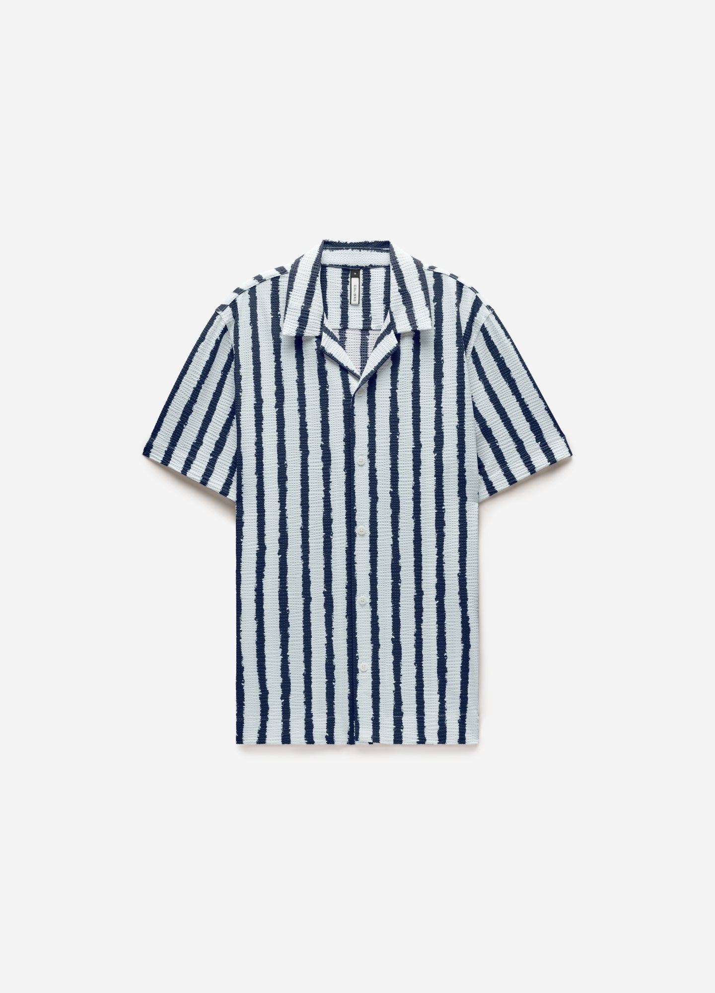 Ink Stripe Shirt White Navy