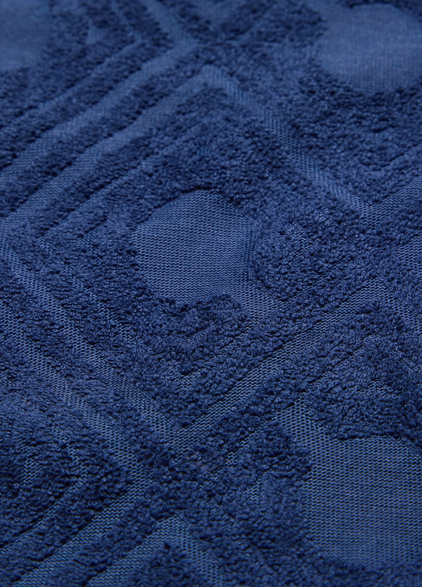 Plush Terry Logo T-shirt Blue