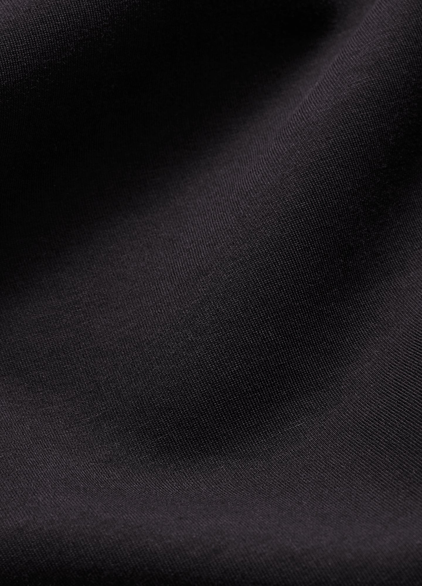 Relaxed Double Knit T-shirt Black