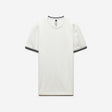 Ombre Cuff Jacquard T-shirt White