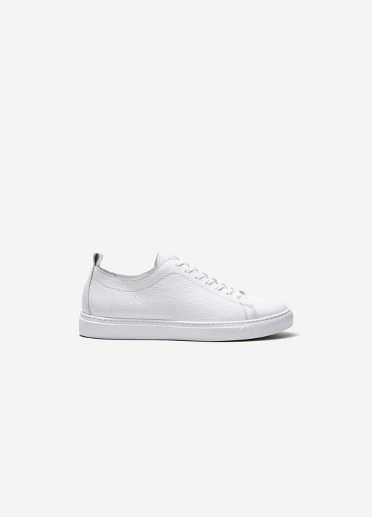 Clean Textured Sneaker White