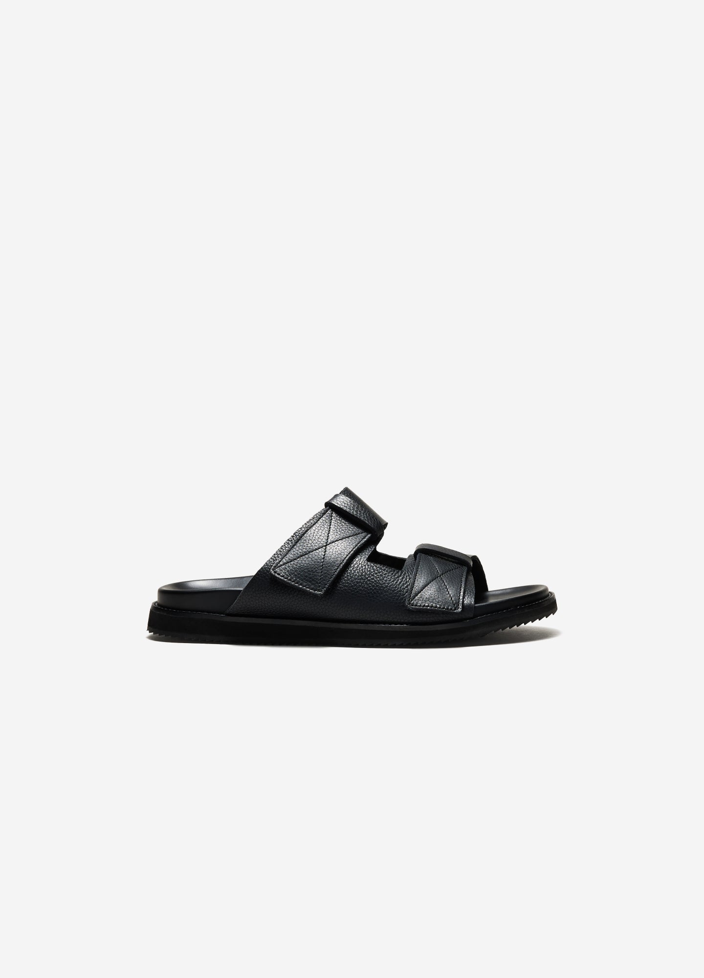 Double Strap Sandal Black