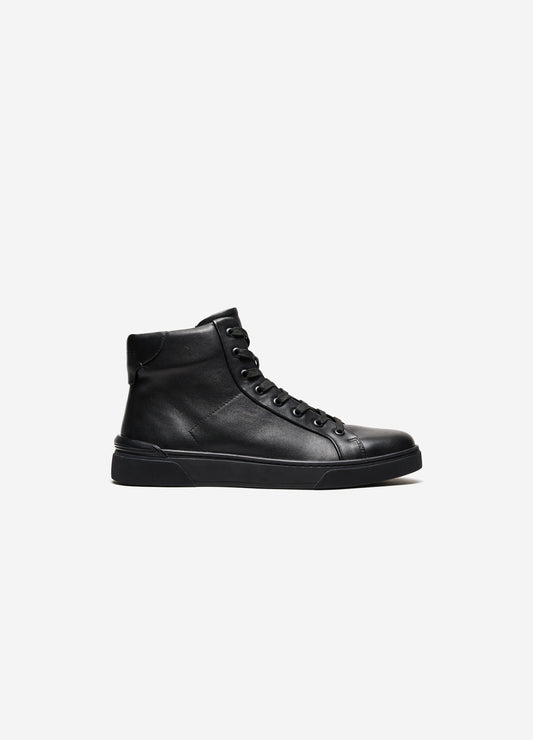 Owen Leather High-Top Black