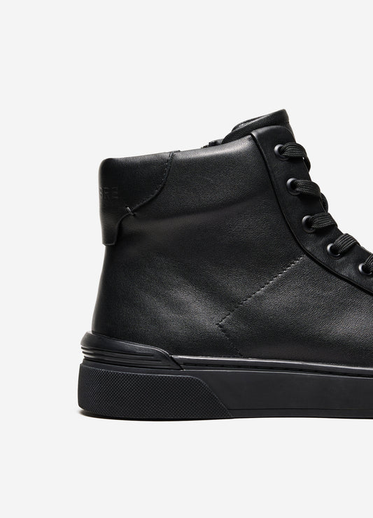 Owen Leather High-Top Black
