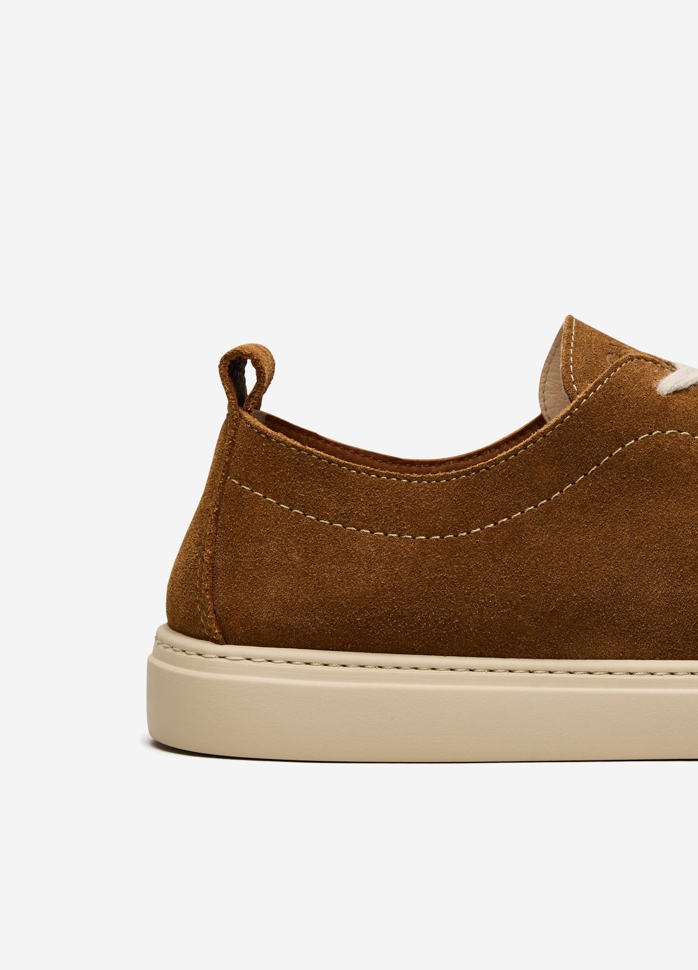 Clean Suede Sneaker Tan