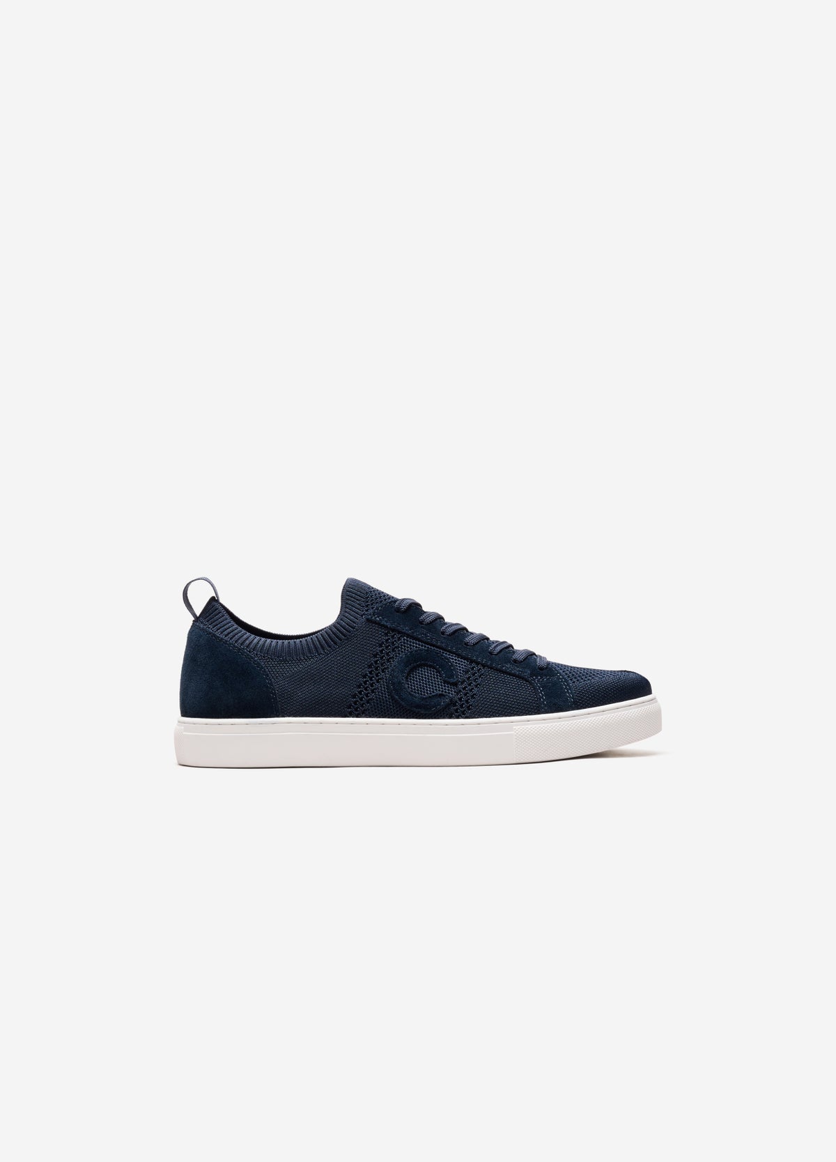 Knit Monogram Sneaker Navy