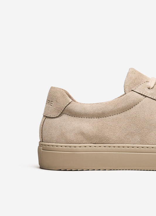 Tonal Suede Sneaker Stone