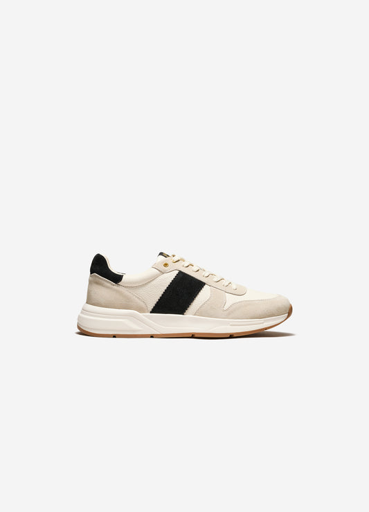 Stripe Sport Sneaker Cream Combo