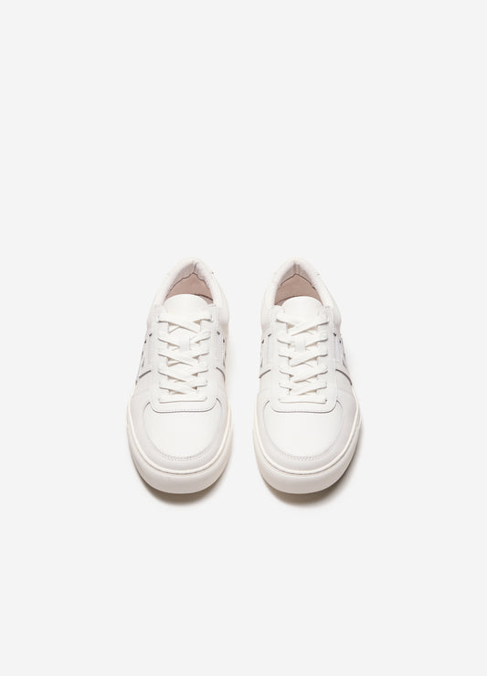 Monogram Leather Sneaker White