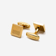 Chevron Cufflinks Gold