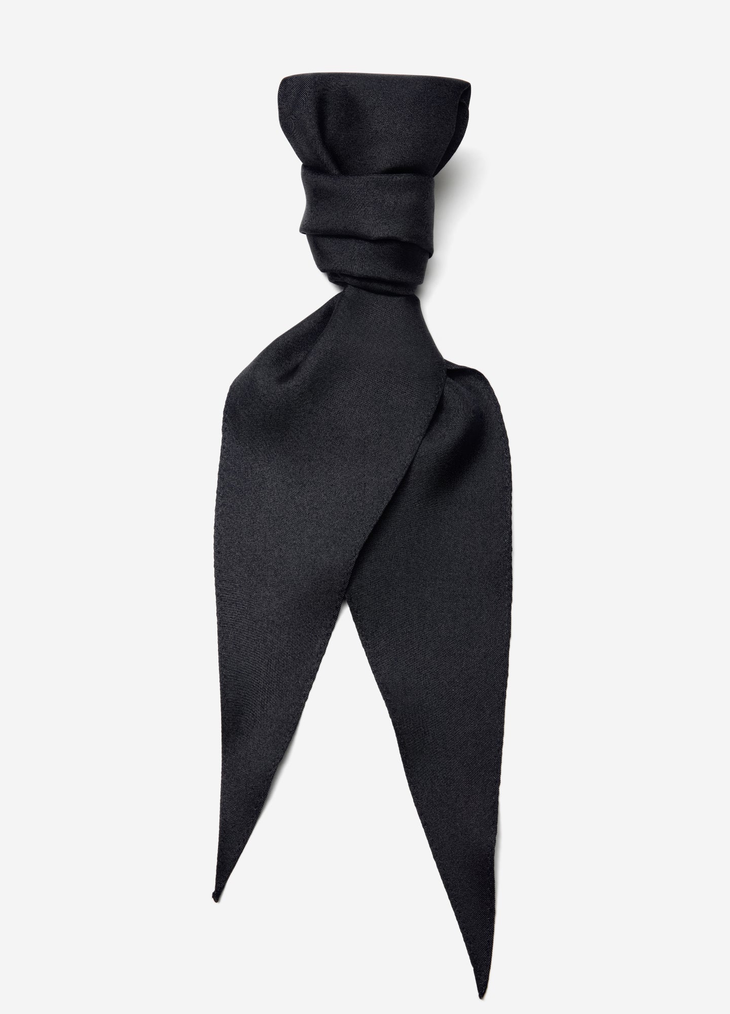 Silk Neck Tie Black
