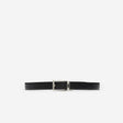 Monogram Reversible Leather Belt Black