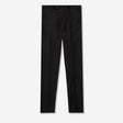 Slim Wool Twill Pant Black