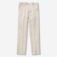 Linen Cotton Twill Suit Pants Natural