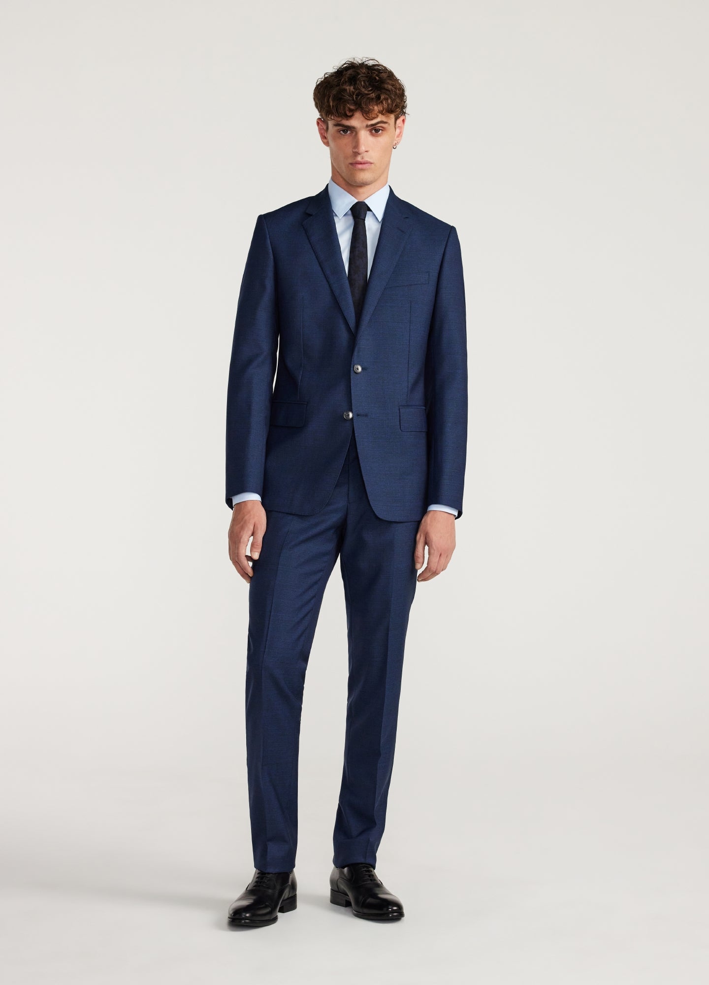 Crosshatch Suit Jacket Dark Teal