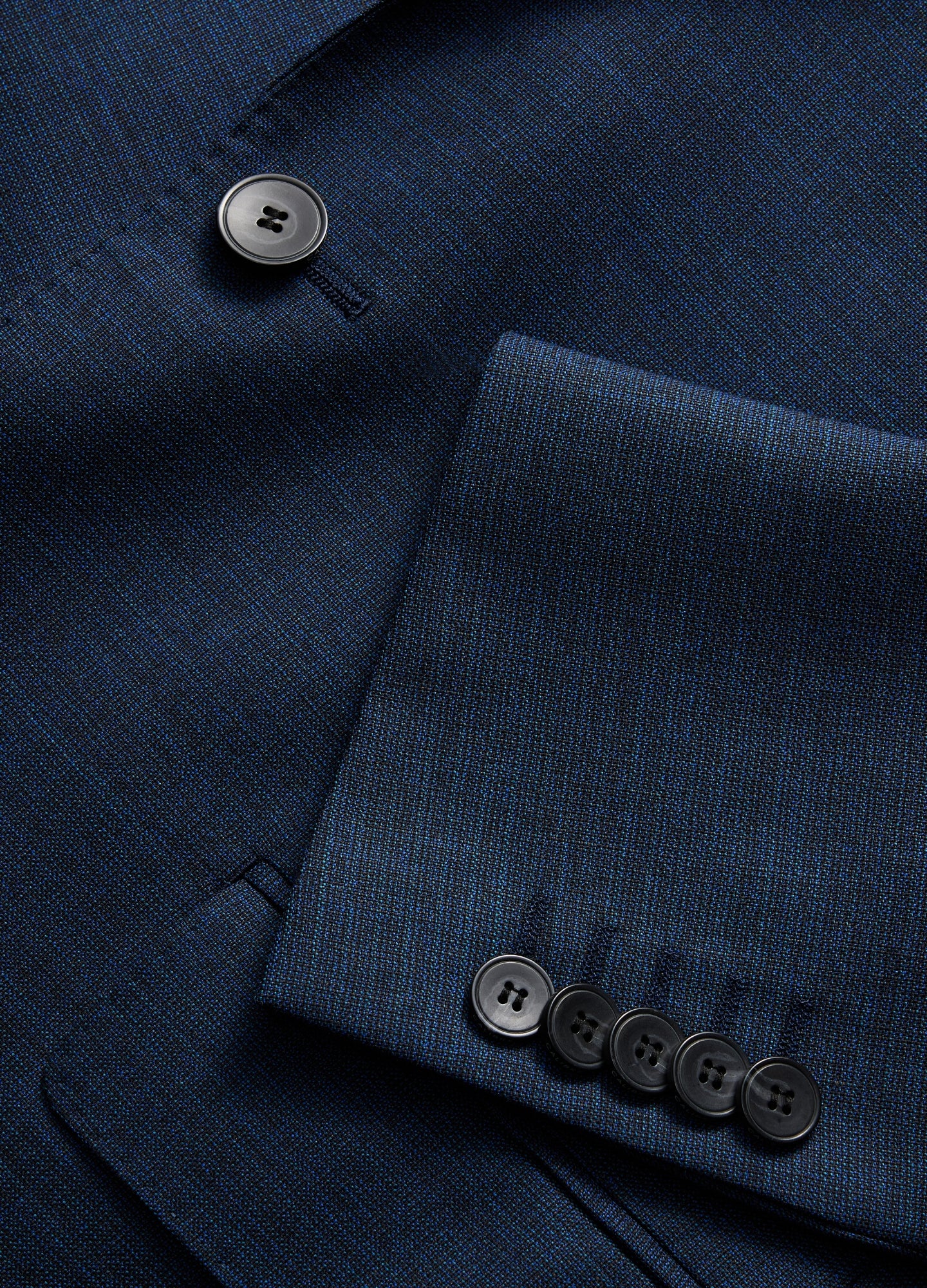 Crosshatch Suit Jacket Dark Teal