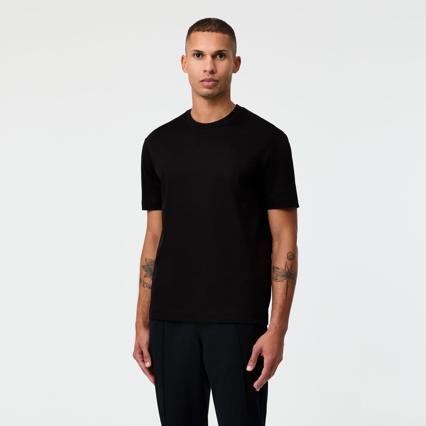 Relaxed Fit Crew Neck T-shirt Black