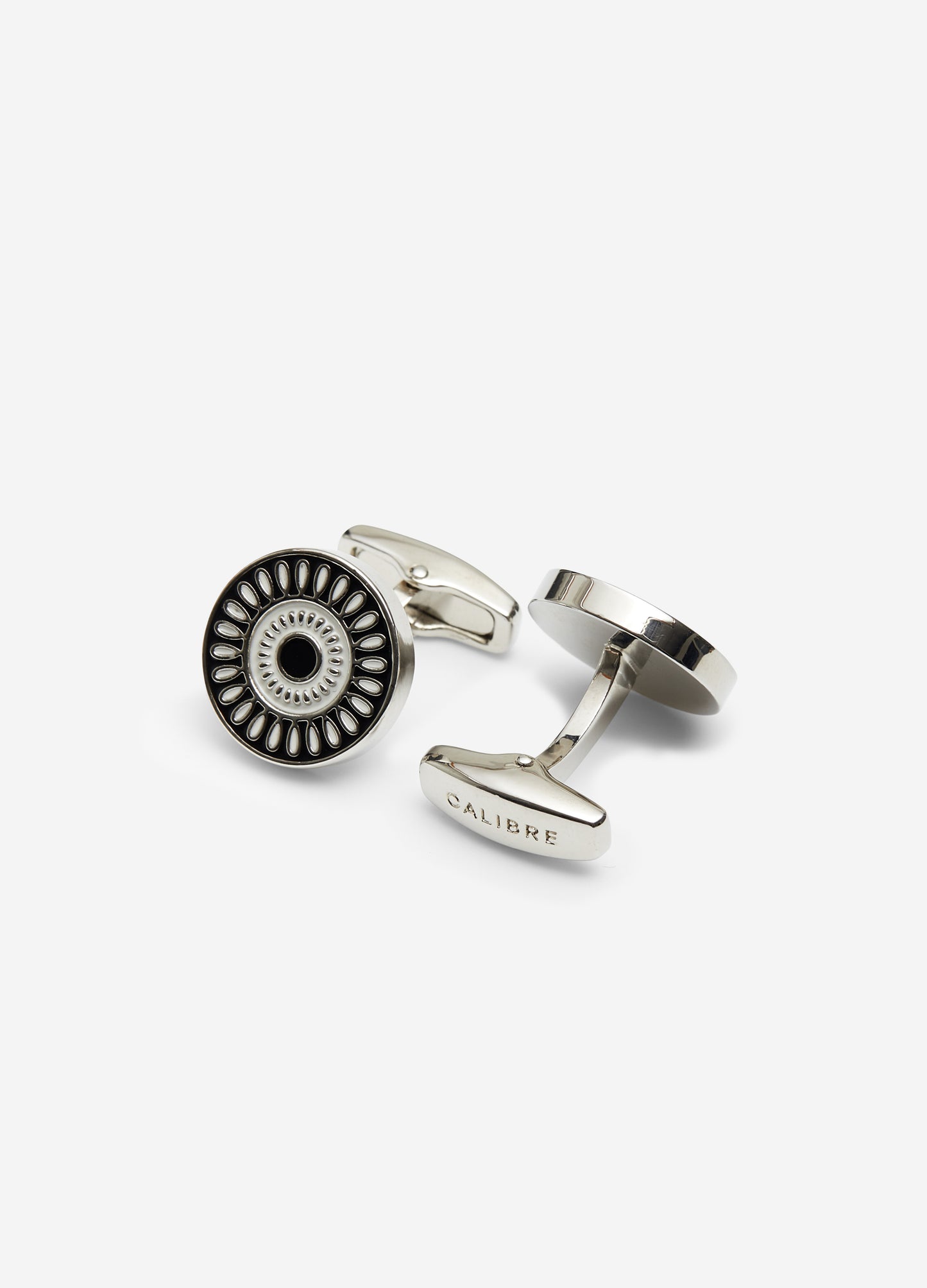Deco Cufflinks White Combo