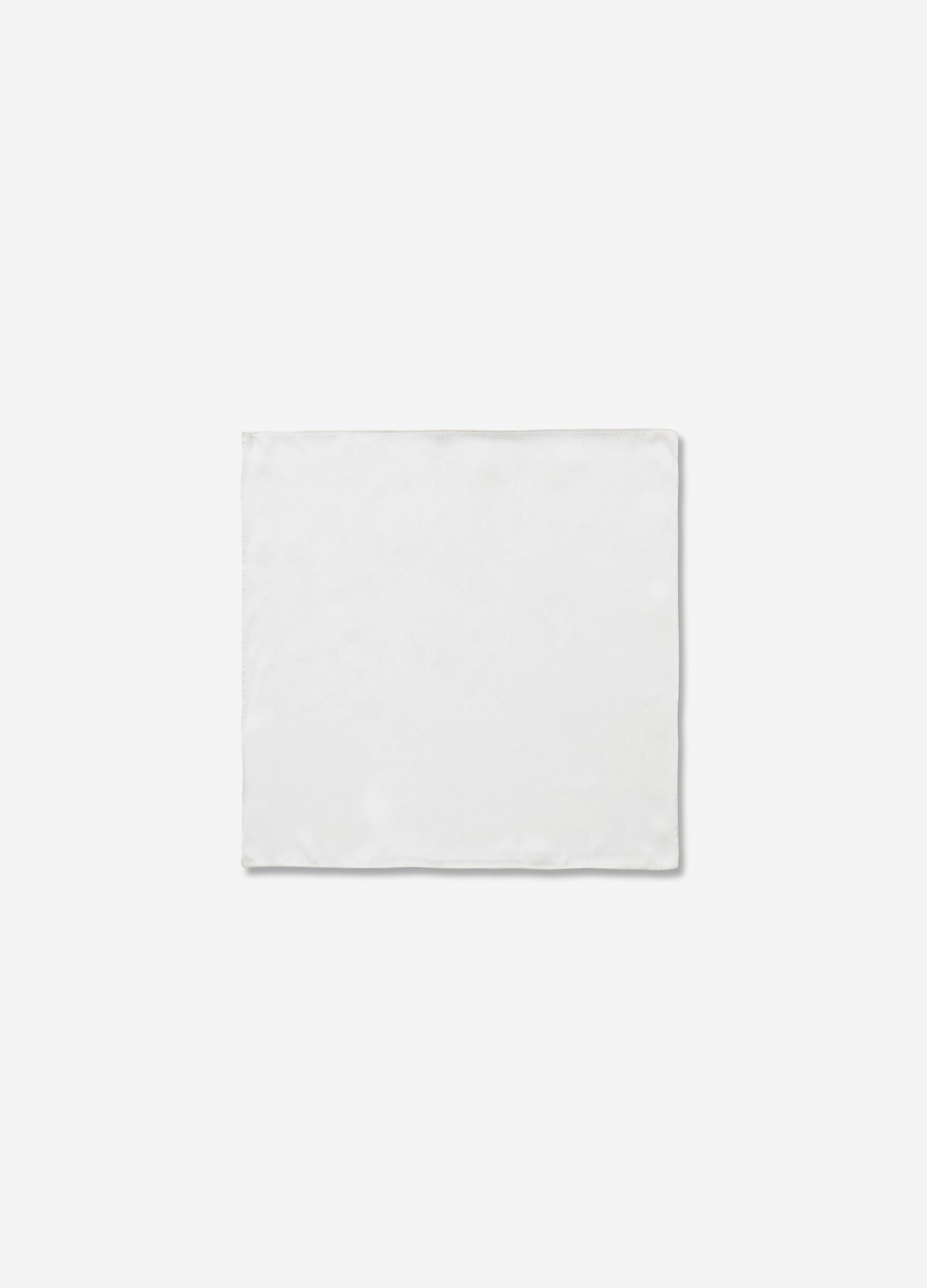 Silk Pocket Square White Combo